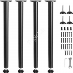 711,2 mm juodo plieno stalo kojos (4 vnt., 544,3 kg keliamoji galia)