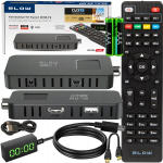 Digiboks TV vastuv&otilde;tja DVB-T2, mini vastuv&otilde;tja, Hevc H.265, Full HD, HDMI, USB, puldiga, Televizijos imtuvas Dvb-T2, mini imtuvas, Hevc H.265, Full Hd, Hdmi, Usb, su nuotolinio valdymo pultu