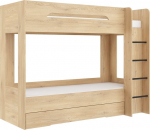 Korrusvoodi Meblocross Blanc 200x80 cm, tamme v&auml;rv, MDF