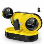 Juhtmevabad minimikrofonid videosalvestuseks iPhone'ile ja Androidile, 2 tk.
