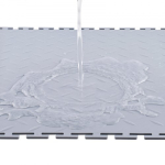 Garaažip&otilde;randa plaadid, 51.3x51.3x0.5 cm, helehall, PVC