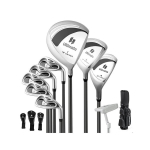 Golfiklubide komplekt, 24.5x24.5 cm, Must