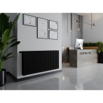 Radiaator Mexen CVH20 Hygiene, 900 x 2800 mm, alumine &uuml;hendus, 4313 W, must