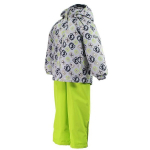 Huppa Poiste kevad-s&uuml;gis komplekt YOKO, lunar rock pattern/ lime