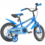 Lasteratas, BMX stiil 105x50x69 cm sinine, abirattad