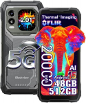 Telefon Blackview XPLORE 1 Pro 5G 20000mAh 48GB+512GB/2TB Android 15 6.78" NFC/AI/Dual SIM - Must