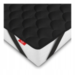 Madratsikaitse kummiga, 160x200 cm, must, Čiužinio apsauga su guma, juoda, 160x200 cm