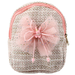 Laste seljakott lipsuga ja j&auml;nkuga, 21 cm, 2L, roosa