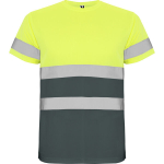 Helkur, h&auml;sti n&auml;htav t&ouml;&ouml; T-s&auml;rk, hall/ erekollane LON9310 S-4XL