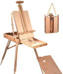 Maalikunstniku statiiv 71x114x183cm, helepruun