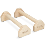 Puidust parallettes 40 &times; 12,5 &times; 10 cm &mdash; stabiilne lahendus keharaskuse treeninguteks