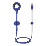 Baseus O-type 2in1 USB / Lightning-kaabel klambritega + autokinnitus sinine (CALOX-03) (Sinine)