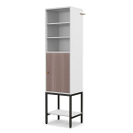 Hoiukapp, 38x30x146 cm, Must/Hall/Looduslik/Valge/Kohvi