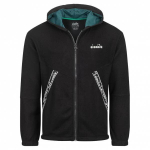 Diadora HD Zip Sweat One meeste t&auml;ispikk lukuga sportlik dressipluus &ndash; must, s&uuml;gis-talv