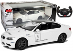 Auto BMW M3 kaugjuhtimispuldiga, valge
