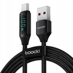 Toocki Usb-a kuni Usb-c 100w Pd 6a Qc Lcd 2m kaabel