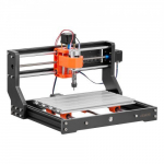 CNC ruuterpink, 60W spindel, 3-teljeline puidugrav&uuml;&uuml;ri ja freesimismasin, 300x180x40 mm, alumiiniumisulamist