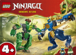 LEGO NINJAGO 71853 Jay Draakoni Roboti Lahing - Ehitusm&auml;nguasi 4-aastastele - Kingitus