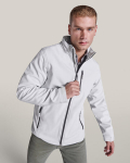 Meeste softshell jakk ANTARTIDA, p&auml;rlvalge, 3XL