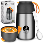 Roostevabast terasest toidutermos 720 ml (halli v&auml;rvi) &ndash; mugavaks toidu hoiustamiseks ja kaasav&otilde;tmiseks