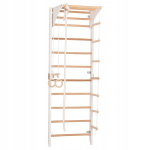 Puidust v&otilde;imlemisredel Rinagym, 230 cm, valge