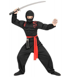 "SUPER LIHASTE NINJA" (lihaste kapuutsiga dressipluus, n&auml;omask, p&uuml;ksid, v&ouml;&ouml;)