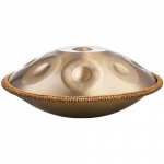 Handpan trumm 55.9x55.9x25 cm kuldne, terasest instrument