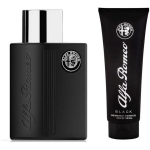 Kingitus komplekt Alfa Romeo Black 125 ml EDT + 90 ml du&scaron;igeel puidu-v&uuml;rtsikas l&otilde;hn meestele
