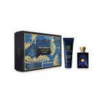 Kingikomplekt Versace Dylan Blue Pour Homme V&auml;rske Mehelik L&otilde;hn EDT 100 ml + Du&scaron;igeel