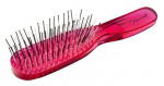 Ovaalne juuksehari Hercules Sagemann HER8106 v&auml;ike, nailonharjased, roosa