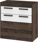 Kummut Meblocross Maximus MXS-11, 4 sahtliga, modernne puidu imitatsiooniga