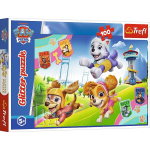Trefl 14835 "Paw Patrol" glitter-pusle, 100 t&uuml;kki