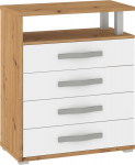 Kummut Meblocross Angel ANG-06, 4 sahtliga, MDF, klassikaline stiil