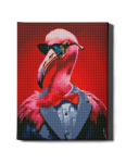 Teemanttikand, Flamingo Advokaat, 40x50, Oh-art, GJ6418
