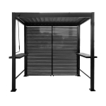 Tagasein Home4You MIRADOR BBQ tumehall alumiiniumist lamellkatus