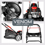Bensiinimootoriga muruniiduk VENOM 51 cm 200 cc veoga ja mult&scaron;imisega