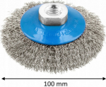 Lihvimisketta traathari M14, 100mm, 0,3mm traat