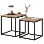 Kohvilauad laud lauad lauad 2in1 loft industrial hele pruun 50cm