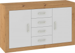 Kummut Meblocross Verin VRN-09, pruun/valge