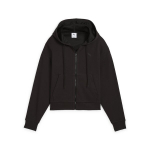 PUMA naiste vabaajajakk PUMA HER Comfort Crop Full-Zip kapuutsiga - 68505601, must
