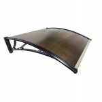 Uksekate Metal-gum, 100x80 cm, must/pruun