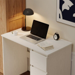 VALGE MODERNISTLIK ARVUTILAUD SAHTLITEGA LOFT