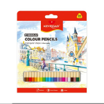 V&auml;rvipliiatsid Keyroad 4,0 mm s&uuml;damik, kolmnurksed, 24-v&auml;rvi