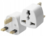 Pistiku adapterite komplekt G-t&uuml;&uuml;pi EU-le, 4 tk., Ki&scaron;tuko adapterių rinkinys Type G į EU 4 vnt.