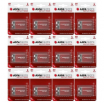 AgfaPhoto 9V vastupidavad patareid, 12 tk