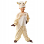 Kost&uuml;&uuml;m "lammas" 98/104 cm - kombinesoon, m&uuml;ts, Jeesuse s&uuml;nni t&auml;histamiseks