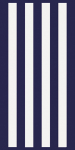 CAW&Ouml; rannar&auml;tik Beach Stripes, 90x180 cm
