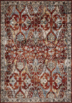 Vaip DARLY-5 133x190 cm Punane/Bež Pol&uuml;prop&uuml;leen Egiptuse Stiilis