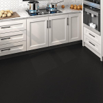 Iseliimuvad PVC p&otilde;randaplaadid FunStick 30x60 cm, matt must, 5 tk, 0,9 m&sup2;