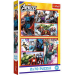 Pusle Trefl 34439 Marvel Saa kangelaseks 2x70 t&uuml;kki
